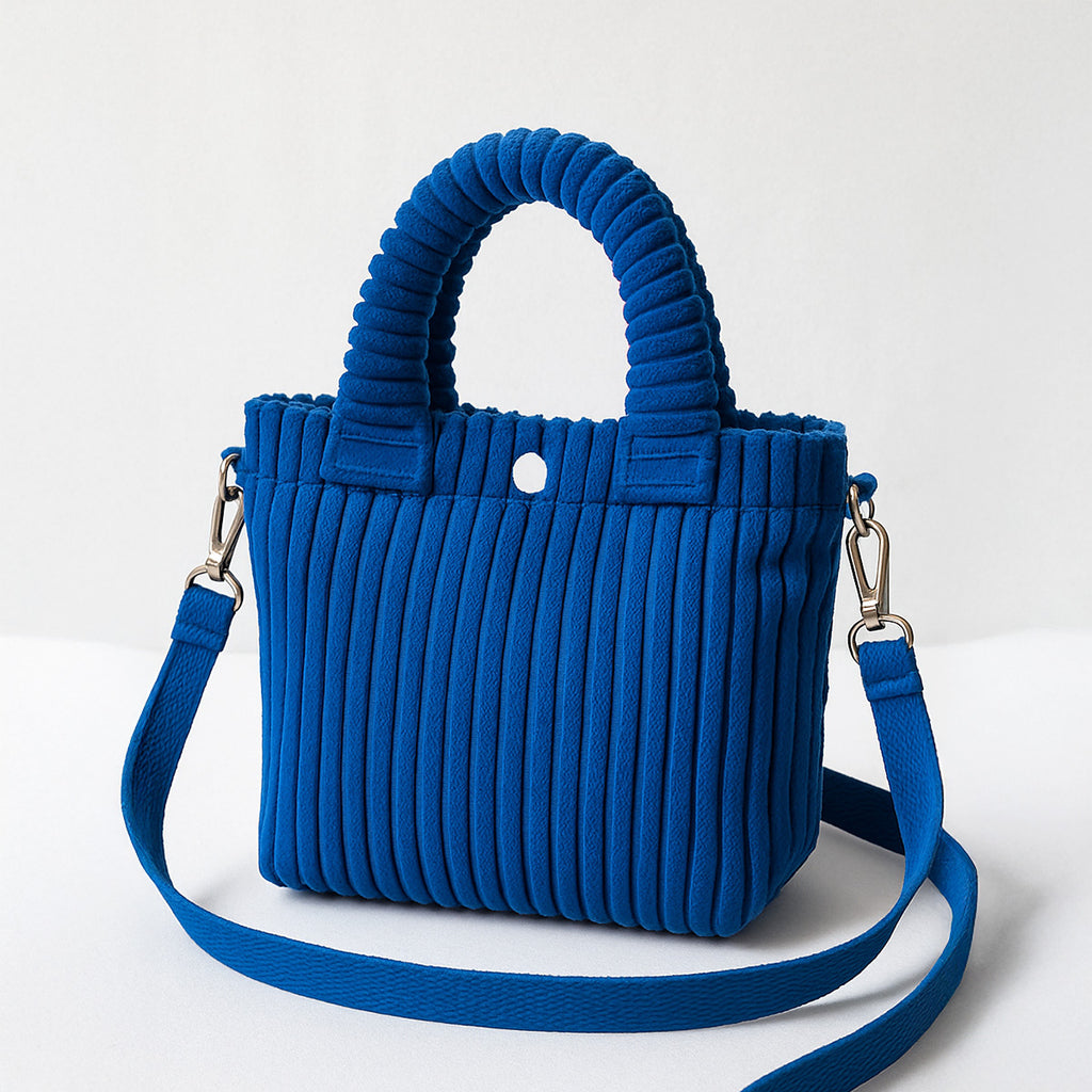 Corduroy Bucket Shoulder Bag