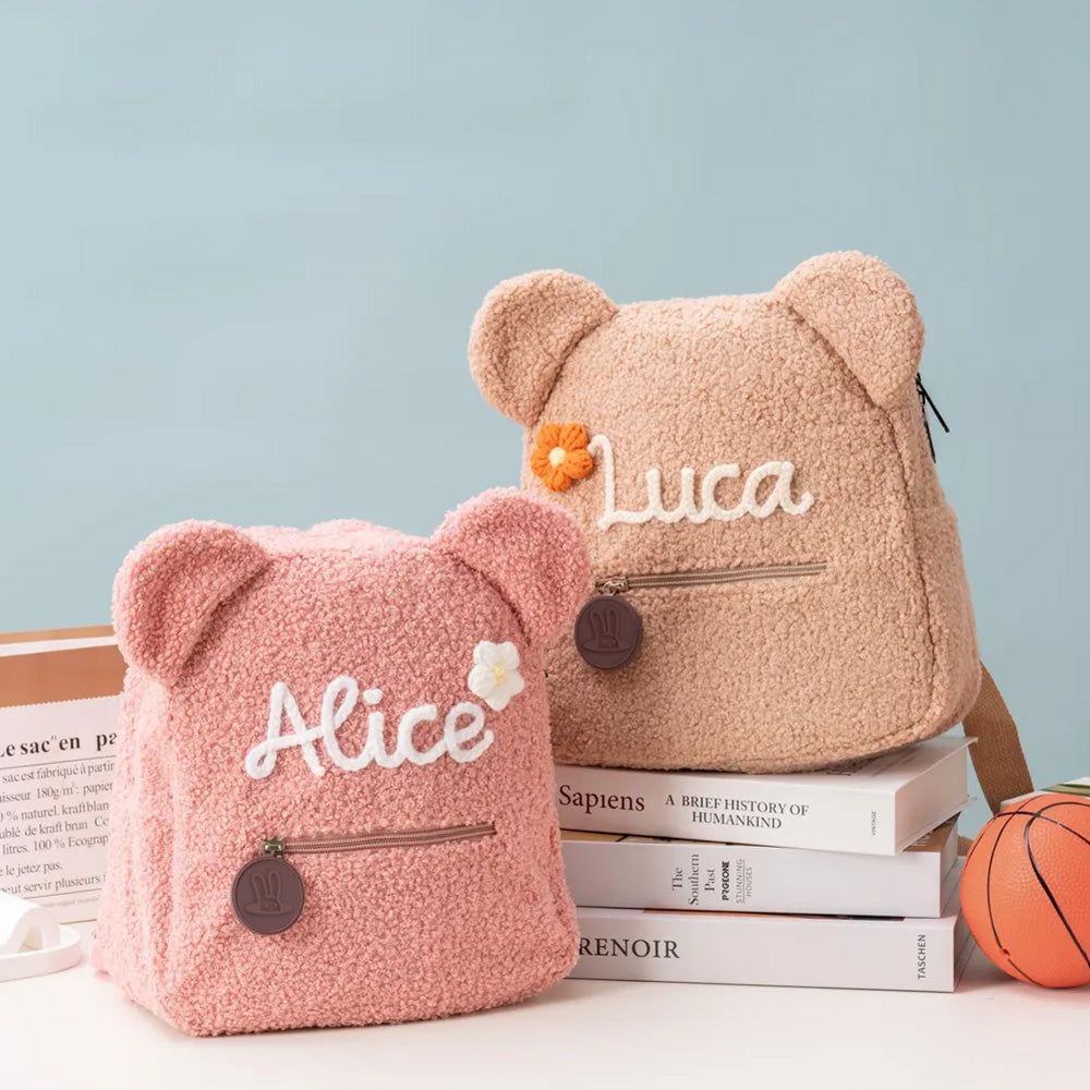 Custom Teddy Bear Backpack for Kids