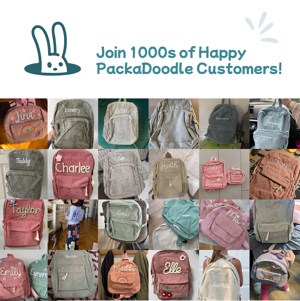 Personalized Corduroy Kids Backpack